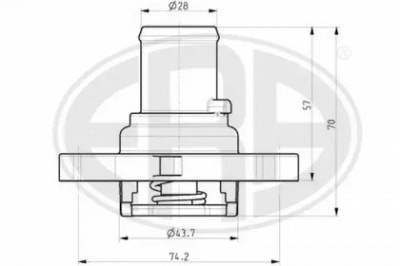 WILMINK GROUP wg1492707 -  Термостат, охлаждающая жидкость